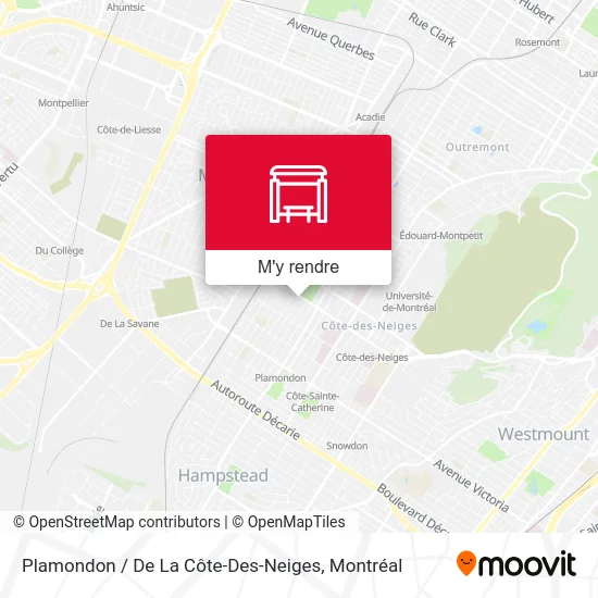 Plamondon / De La Côte-Des-Neiges plan