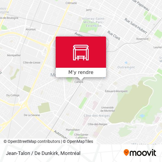 Jean-Talon / De Dunkirk plan