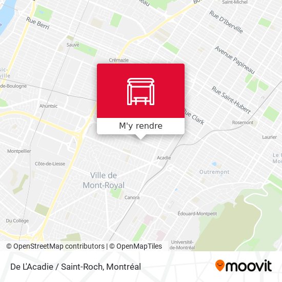 De L'Acadie / Saint-Roch plan