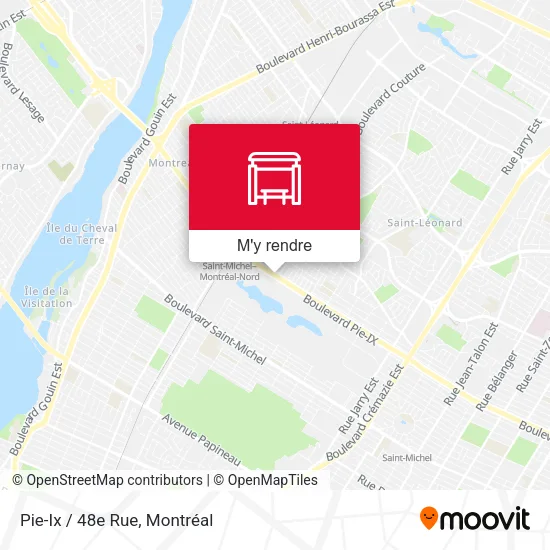 Pie-Ix / 48e Rue plan