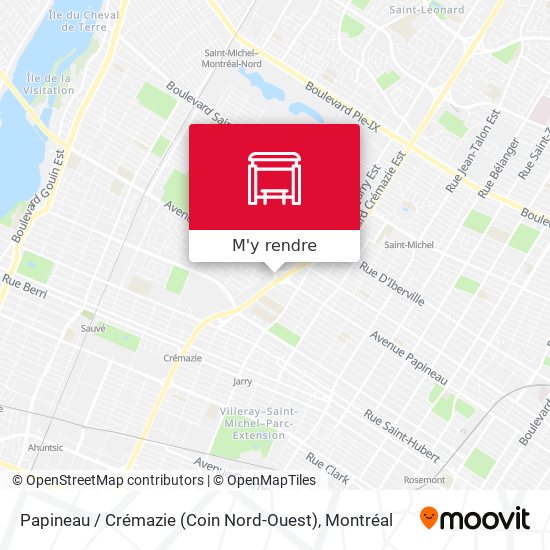 Papineau / Crémazie (Coin Nord-Ouest) plan