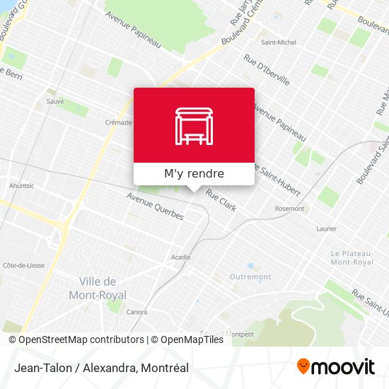 Jean-Talon / Alexandra plan