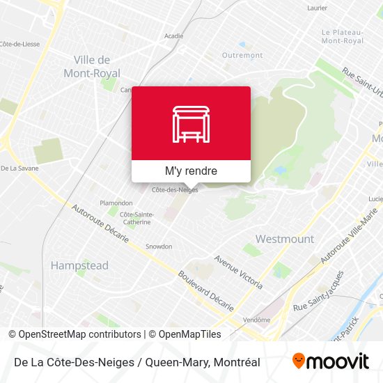 De La Côte-Des-Neiges / Queen-Mary plan