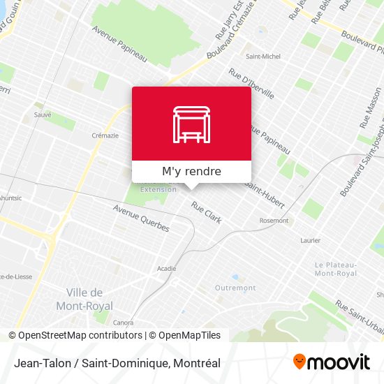 Jean-Talon / Saint-Dominique plan