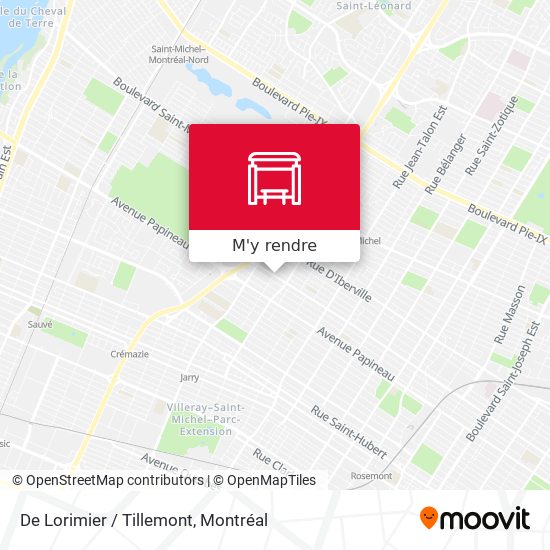 De Lorimier / Tillemont plan