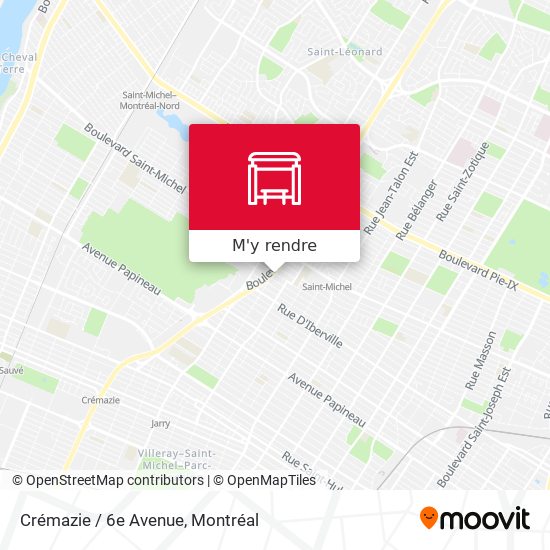 Crémazie / 6e Avenue plan
