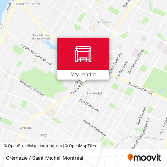 Crémazie / Saint-Michel plan