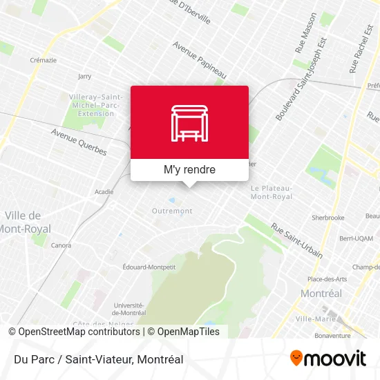 Du Parc / Saint-Viateur plan