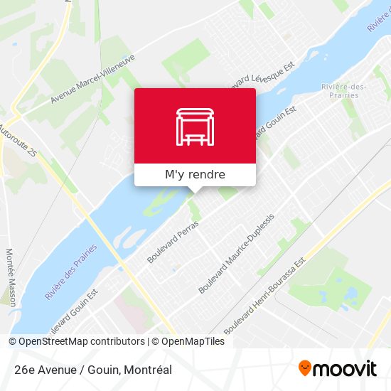26e Avenue / Gouin plan
