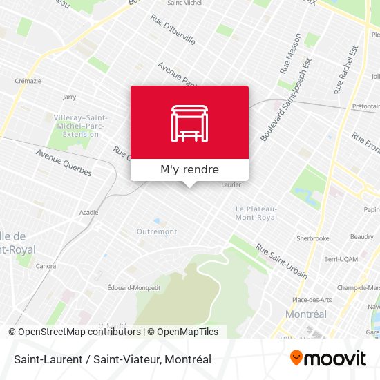Saint-Laurent / Saint-Viateur plan