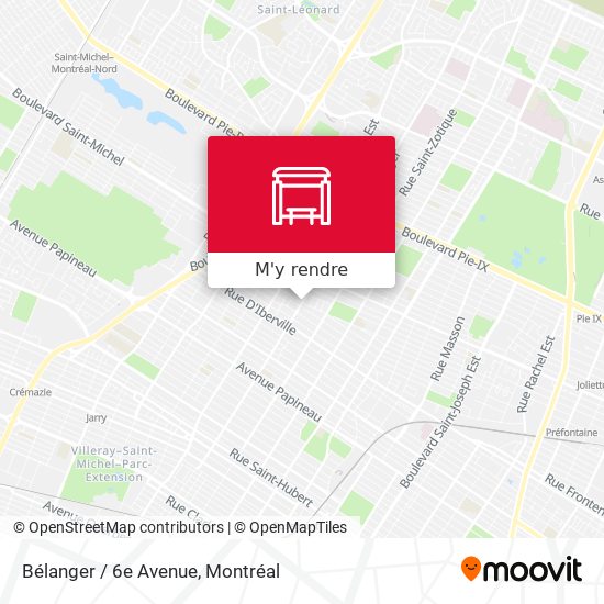Bélanger / 6e Avenue plan