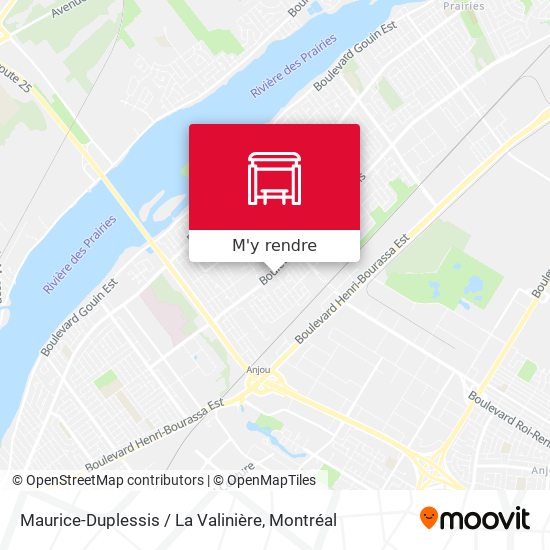 Maurice-Duplessis / La Valinière plan