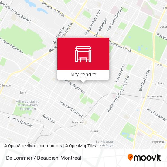 De Lorimier / Beaubien plan