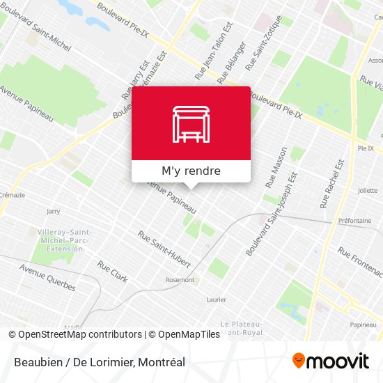 Beaubien / De Lorimier plan