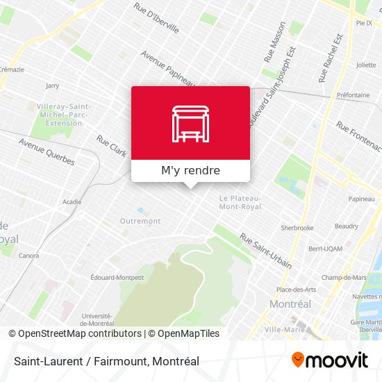 Saint-Laurent / Fairmount plan