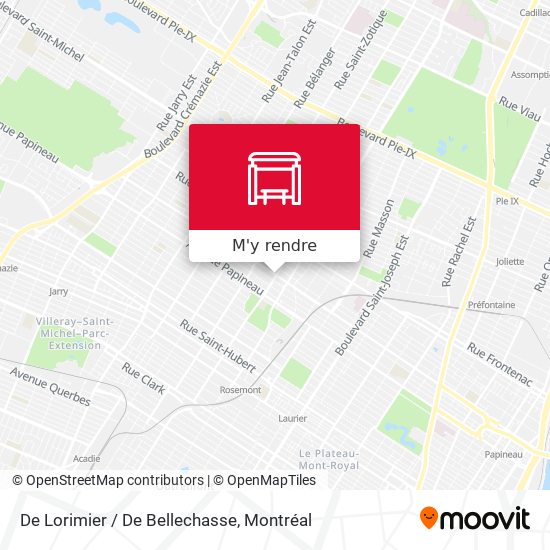 De Lorimier / De Bellechasse plan