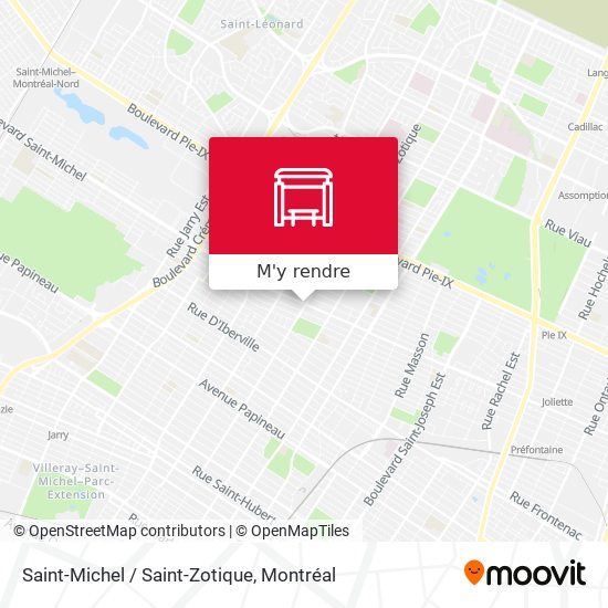 Saint-Michel / Saint-Zotique plan