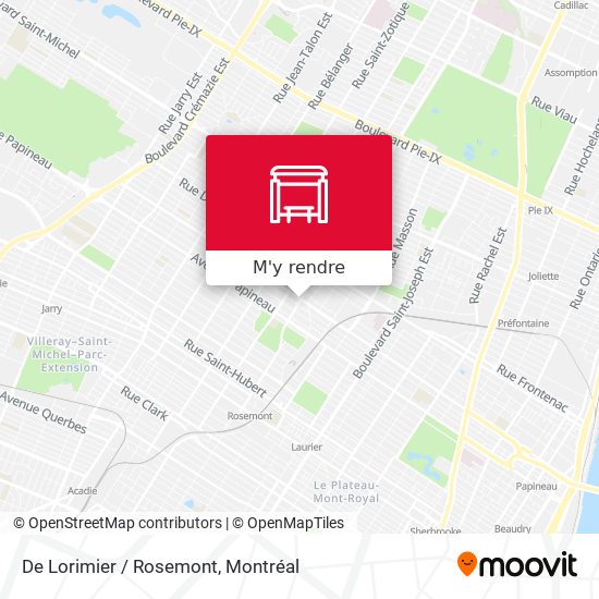 De Lorimier / Rosemont plan
