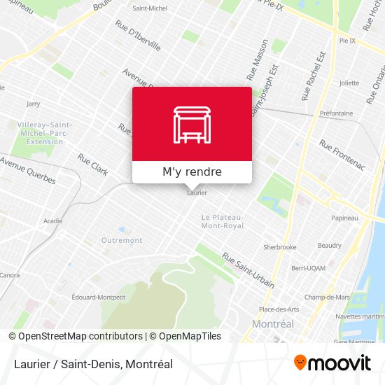 Laurier / Saint-Denis plan