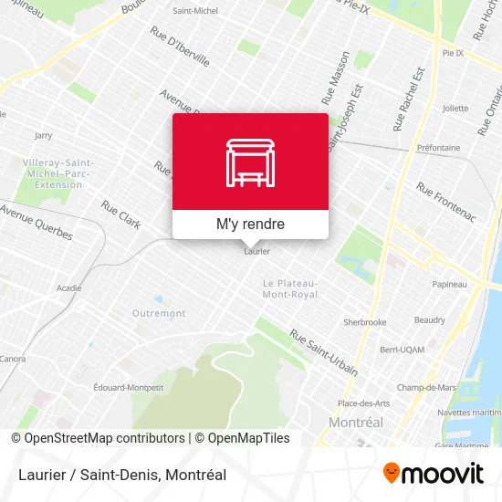 Laurier / Saint-Denis plan