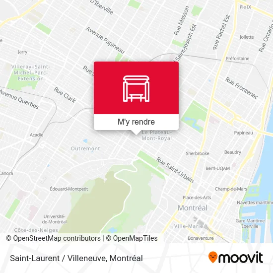 Saint-Laurent / Villeneuve plan