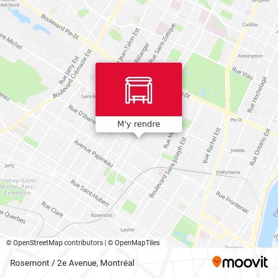 Rosemont / 2e Avenue plan