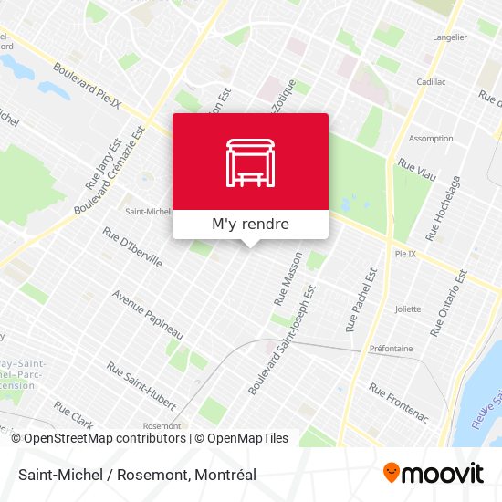 Saint-Michel / Rosemont plan