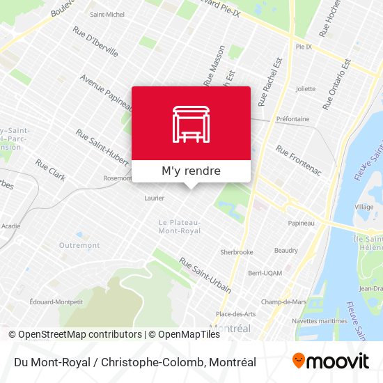 Du Mont-Royal / Christophe-Colomb plan