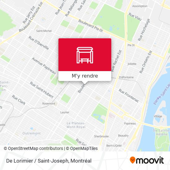 De Lorimier / Saint-Joseph plan