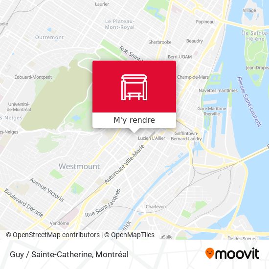 Guy / Sainte-Catherine plan