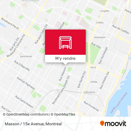Masson / 15e Avenue plan