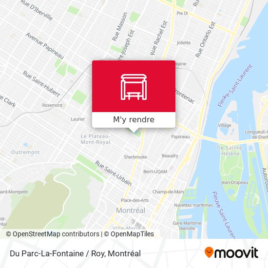Du Parc-La-Fontaine / Roy plan