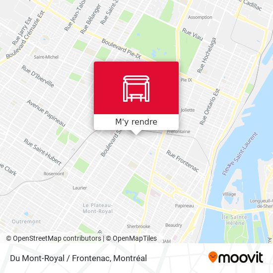 Du Mont-Royal / Frontenac plan
