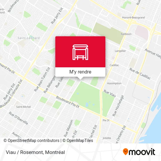 Viau / Rosemont plan