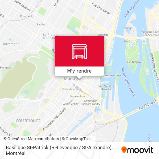 Basilique St-Patrick (R.-Lévesque / St-Alexandre) plan