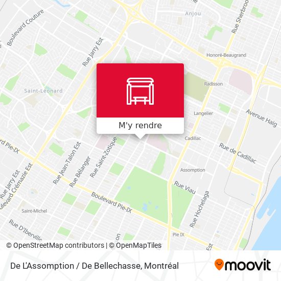 De L'Assomption / De Bellechasse plan