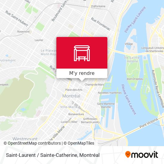 Saint-Laurent / Sainte-Catherine plan