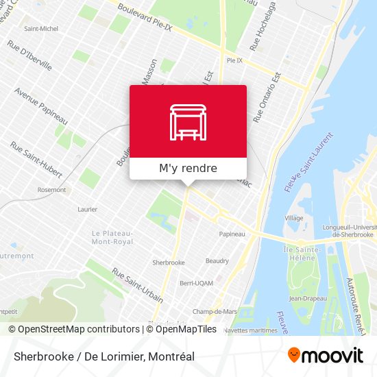Sherbrooke / De Lorimier plan