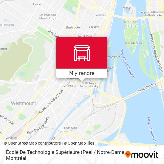 École De Technologie Supérieure plan