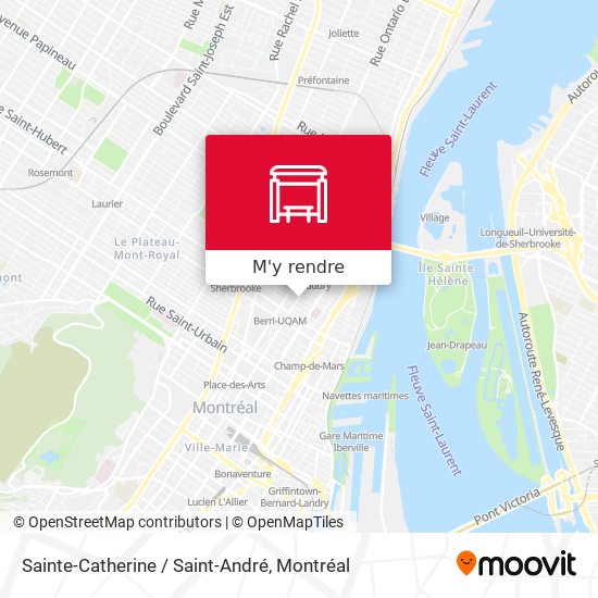 Sainte-Catherine / Saint-André plan