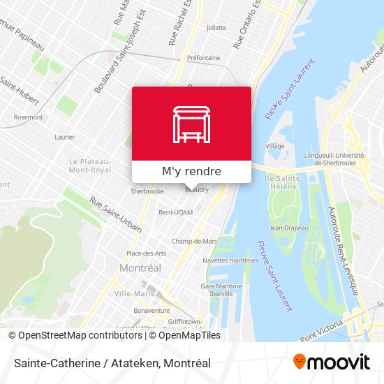 Sainte-Catherine / Atateken plan