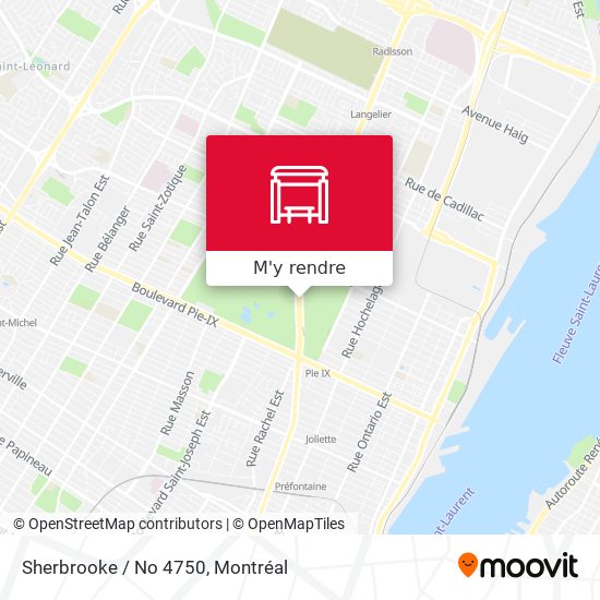 Sherbrooke / No 4750 plan