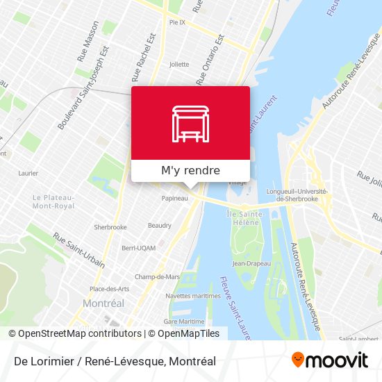 De Lorimier / René-Lévesque plan