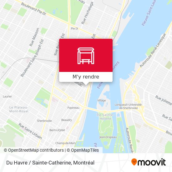 Du Havre / Sainte-Catherine plan