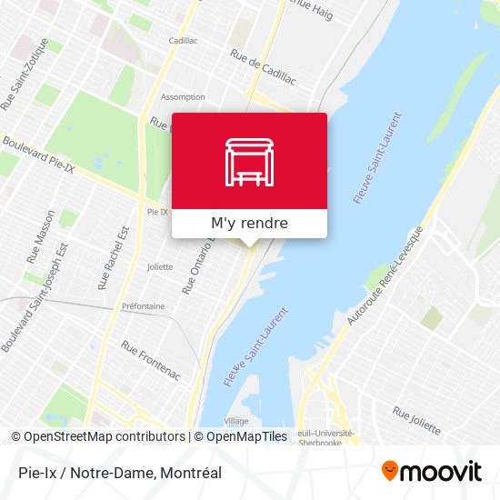 Pie-Ix / Notre-Dame plan