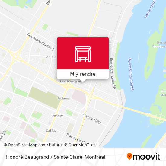Honoré-Beaugrand / Sainte-Claire plan