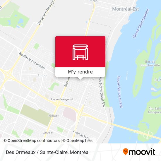 Des Ormeaux / Sainte-Claire plan