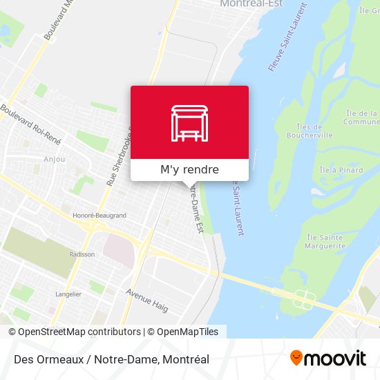 Des Ormeaux / Notre-Dame plan