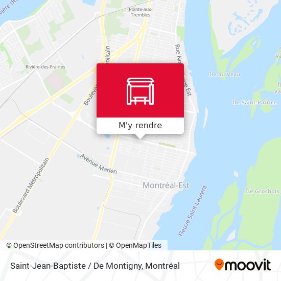 Saint-Jean-Baptiste / De Montigny plan