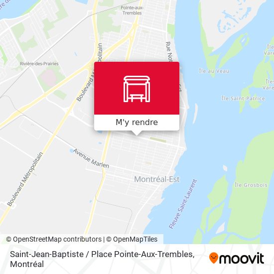 Saint-Jean-Baptiste / Place Pointe-Aux-Trembles plan